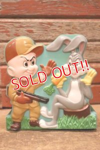 ct-240301-19 Bugs Bunny & Elmer Fudd / JANEX CORP. 1970's Talking Coin Bank