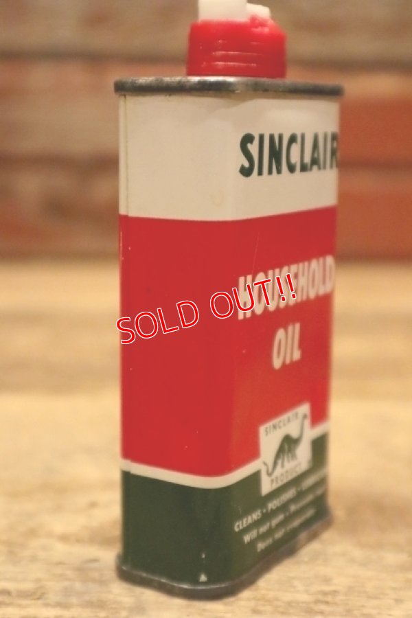 画像4: dp-240508-43 SINCLAIR / HOUSEHOLD OIL Handy Can