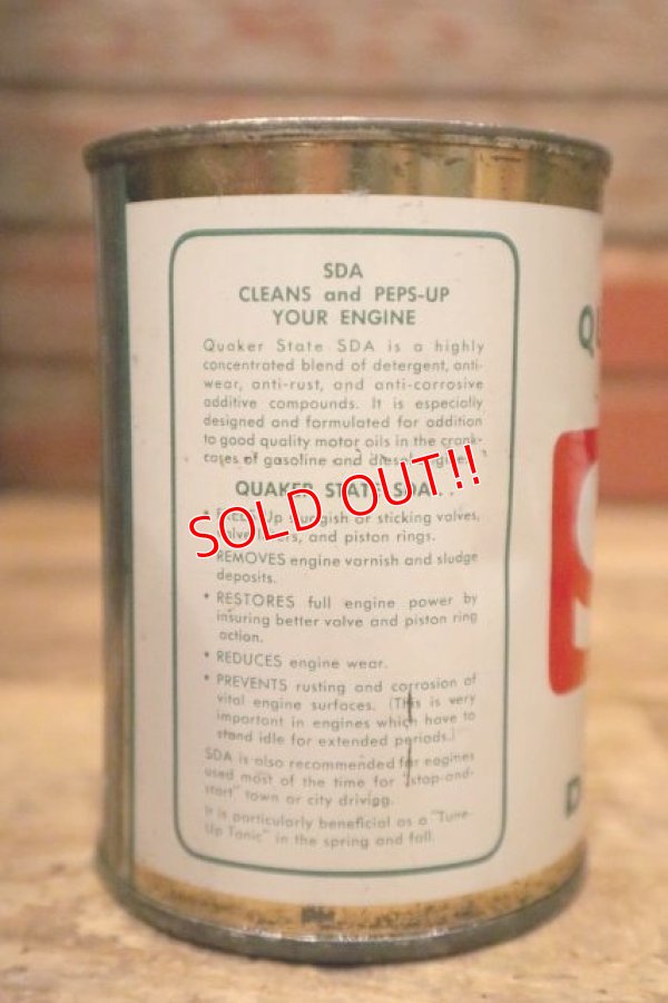 画像3: dp-240508-126 QUAKER STATE SDA MOTOR DETERGENT 15 FL. OZ. CAN
