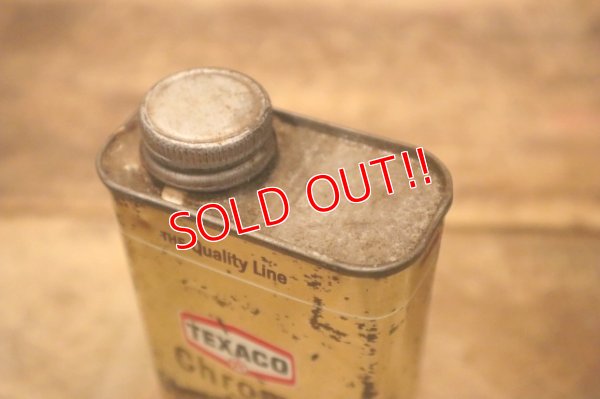 画像6: dp-240508-126 TEXACO / 1960's Chrome and Metal Polish Can