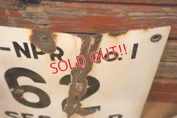 画像4: dp-240508-103 UO-NPR NO.1 62 SEC. 33-R / Oil Terminal Enamel Sign
