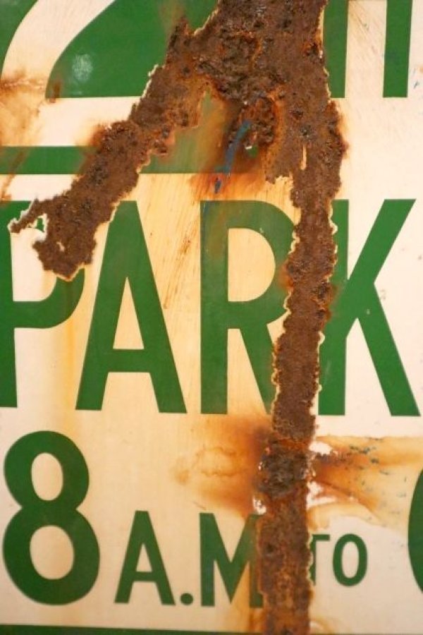 画像3: dp-240508-103 2 HOUR PARKING / Enamel Road Sign