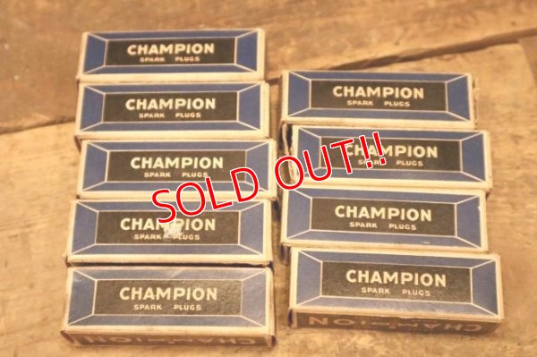 画像6: dp-240508-108 CHAMPION SPARK PLUGS / 1930's-1940's "H-10" Box of 9
