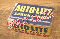 dp-240508-111 AUTO-LITE SPARK PLUGS / 1940's "AN-7" Box of 10