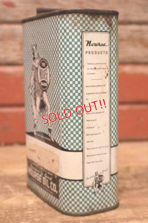 画像5: dp-230901-79 NOURSE OIL Co, / 1940's One U.S. Quart Can