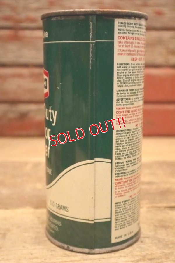 画像4: dp-240508-50 TEXACO / 1960's Heavy Duty Radiator Cleaner Can