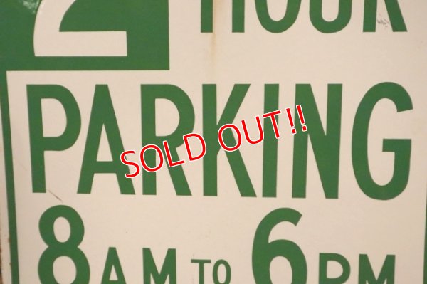 画像3: dp-240508-103 2 HOUR PARKING / Enamel Road Sign