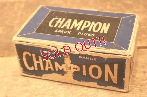 画像1: dp-240508-108 CHAMPION SPARK PLUGS / 1930's-1940's "H-10" Box of 9