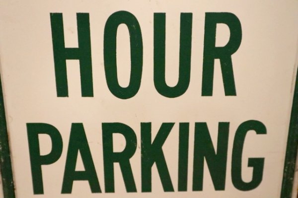 画像3: dp-240508-103 2 HOUR PARKING / Enamel Road Sign