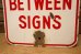 画像4: dp-240508-103 NO PARKING BETWEEN SIGNS / Enamel Road Sign