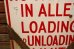 画像3: dp-240508-103 NO PARKING IN ALLEY / Enamel Road Sign