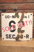 dp-240508-103 UO-NPR NO.1 62 SEC. 33-R / Oil Terminal Enamel Sign