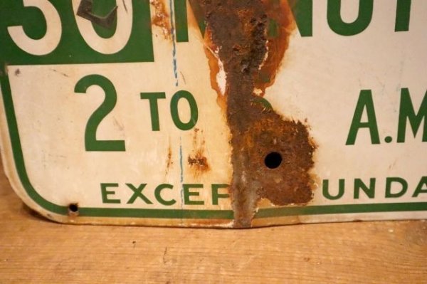 画像5: dp-240508-103 2 HOUR PARKING / Enamel Road Sign