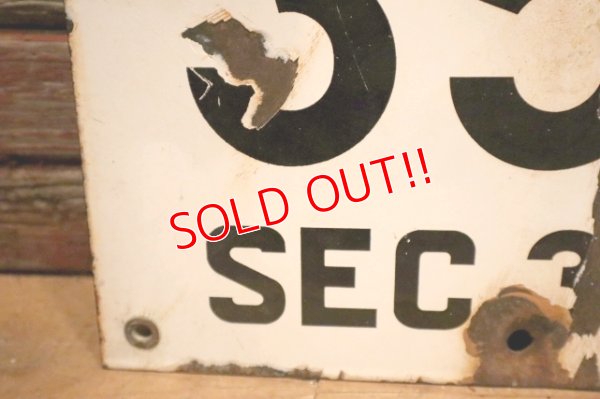 画像3: dp-240508-103 UO-NPR NO.1 352 SEC. 33-R / Oil Terminal Enamel Sign