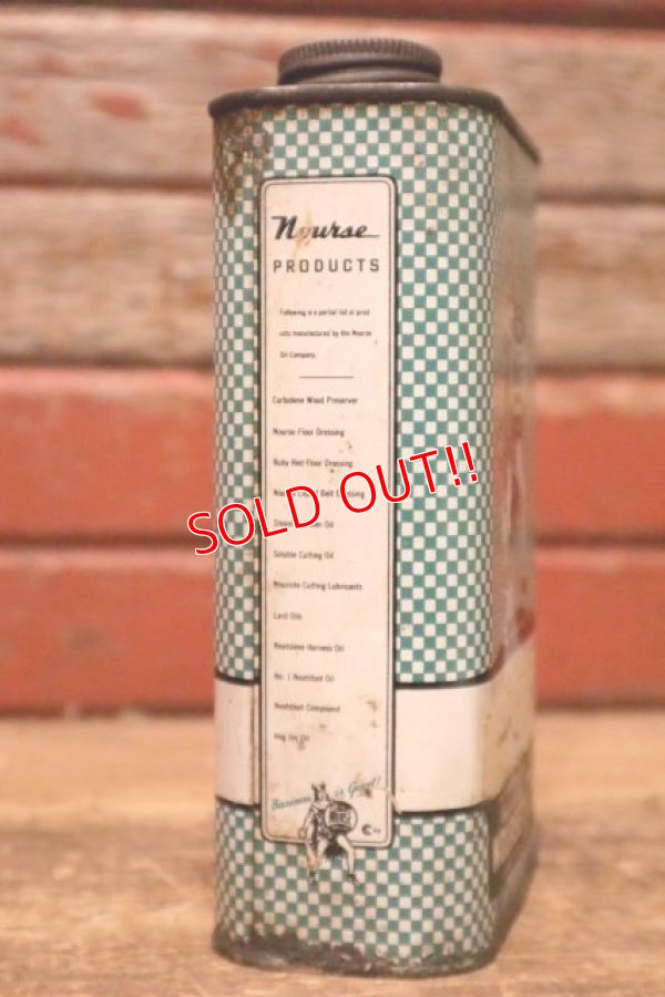 画像4: dp-230901-79 NOURSE OIL Co, / 1940's One U.S. Quart Can
