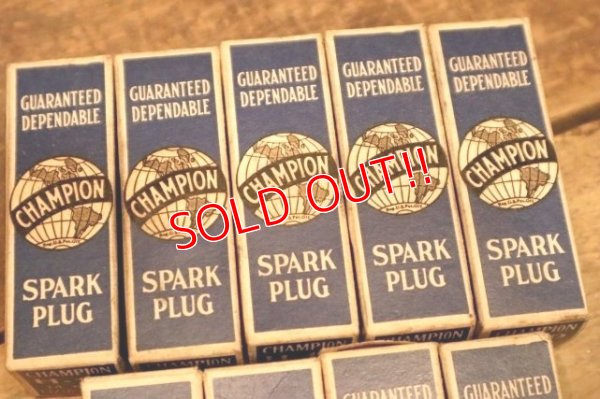 画像4: dp-240508-108 CHAMPION SPARK PLUGS / 1930's-1940's "H-10" Box of 9