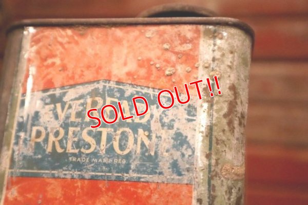 画像9: dp-240508-15 EVEREADY PRESTONE / 1920's-1930's THE PERFECT ANTI-FREEZE ONE U.S.GALLON CAN