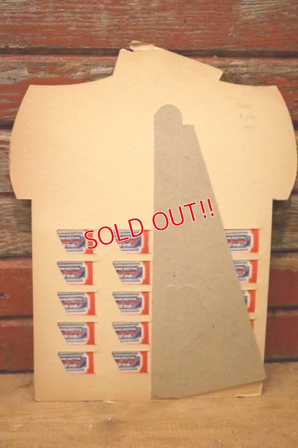 画像8: dp-240508-07 HOLLOW GROUND 1940's RAZOR BLADE DISPLAY