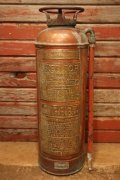 dp-240508-80 THE RED TOP / 1940's-1950's Metal Fire Extinguisher