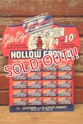dp-240508-07 HOLLOW GROUND 1940's RAZOR BLADE DISPLAY