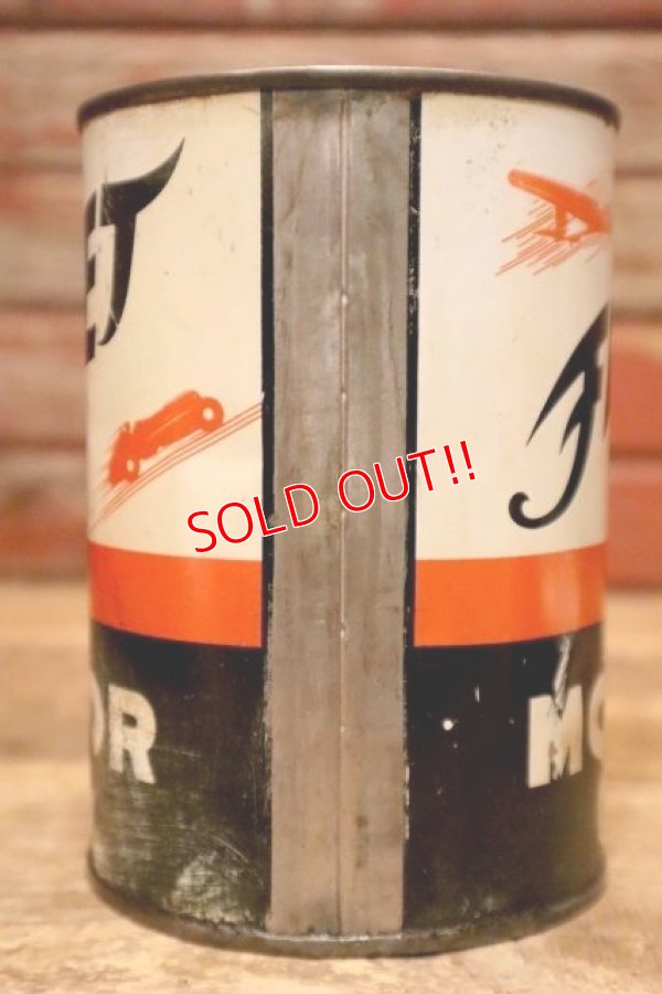 画像8: dp-240508-26 FLEET / 1950's MOTOR OIL One U.S. Quart Can