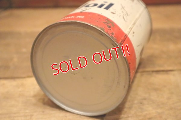 画像8: dp-240508-61 Mobiloil / 1950's One U.S. Quart Oil Can
