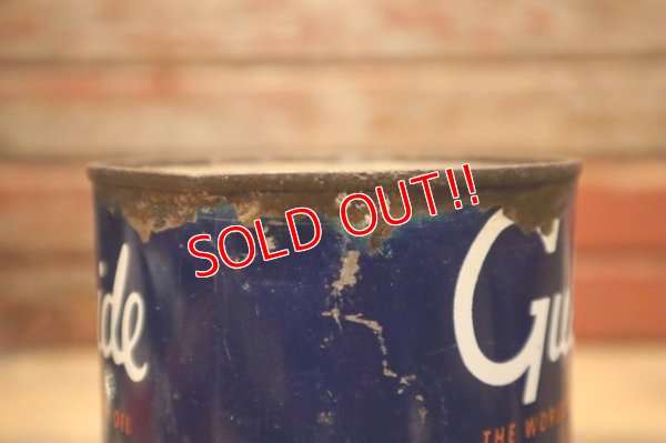 画像7: dp-240508-56 GULF / 1940's-1950's Gulfpride MOTOR One U.S. Quart Can