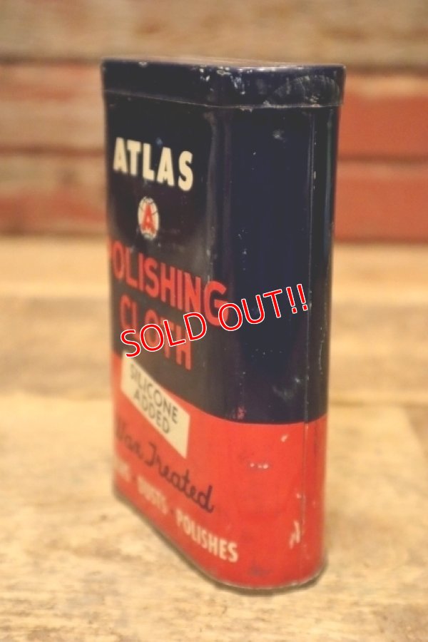 画像4: dp-240508-11 ATLAS / 1950's POLISHING CLOTH CAN