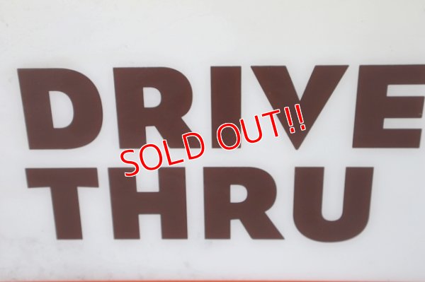 画像9: dp-240508-92 DD (DUNKIN' DONUTS) / DRIVE THRU SIGN