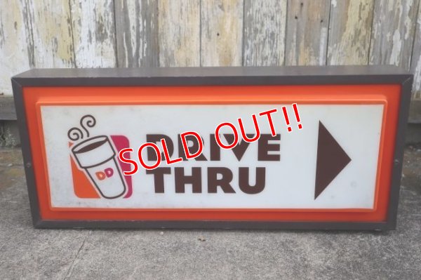 画像5: dp-240508-92 DD (DUNKIN' DONUTS) / DRIVE THRU SIGN