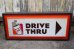 画像5: dp-240508-92 DD (DUNKIN' DONUTS) / DRIVE THRU SIGN