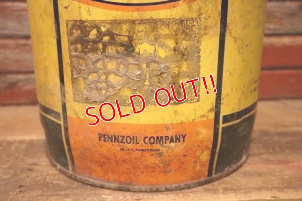 画像3: dp-240508-69 PENNZOIL / 1960's-1970's 5 U.S. GALLONS OIL CAN