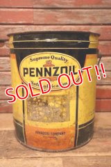 dp-240508-69 PENNZOIL / 1960's-1970's 5 U.S. GALLONS OIL CAN