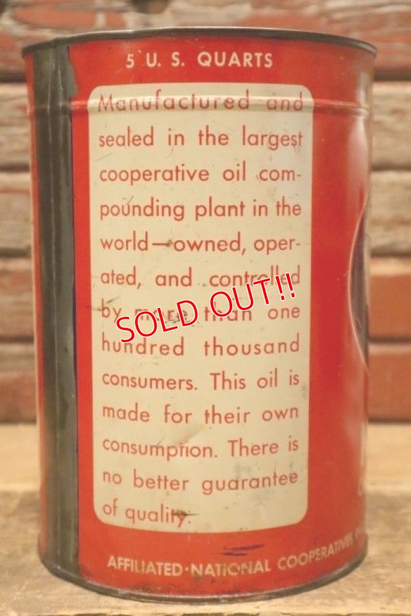 画像4: dp-240508-28 PENN CO-OP MOTOR OIL  5 U.S. Quarts Can