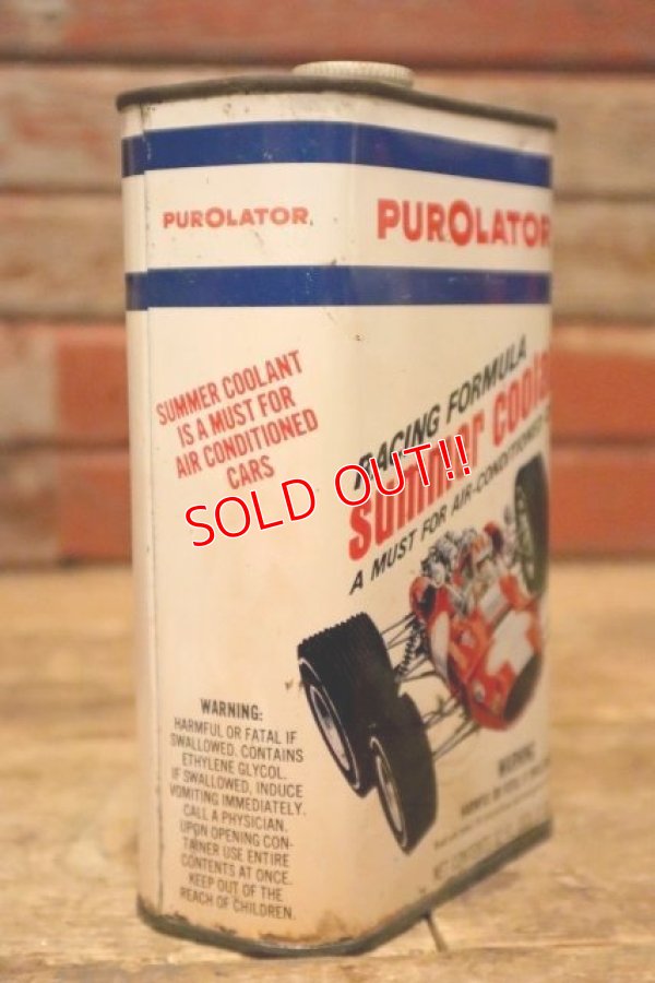 画像4: dp-240207-07 PUROLATOR RACING FORMULA Summer Coolant Can