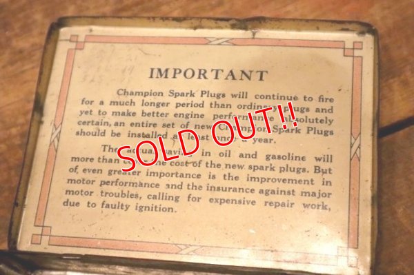 画像10: dp-240605-01 CHAMPION / 1930's SERVICE KIT TIN BOX