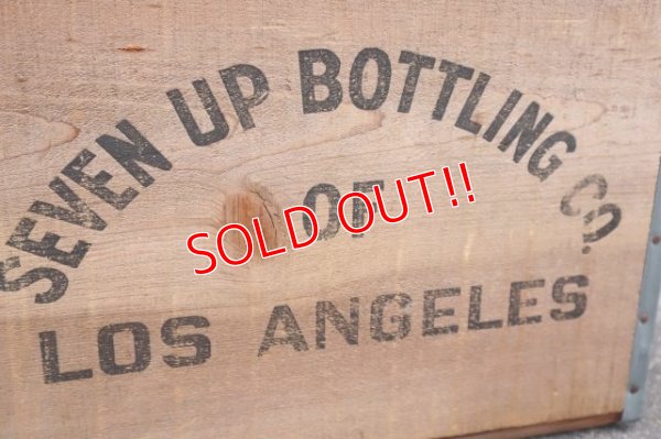 画像4: dp-240604-11 SEVEN UP 7up / 1970's Wood Box