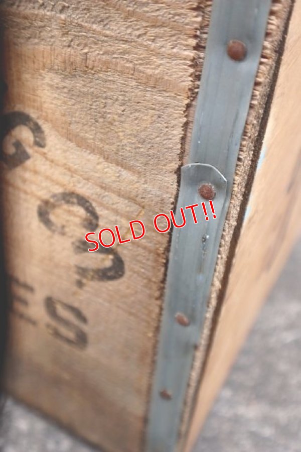 画像12: dp-240604-11 SEVEN UP 7up / 1970's Wood Box