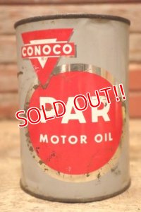 dp-240508-62 CONOCO / PAR MOTOR OIL 1950's-1960's One U.S. Quart Can
