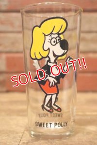 gs-240611-10 Under Dog / Sweet Polly 1970's PEPSI Collectors Series 16 oz. Glass