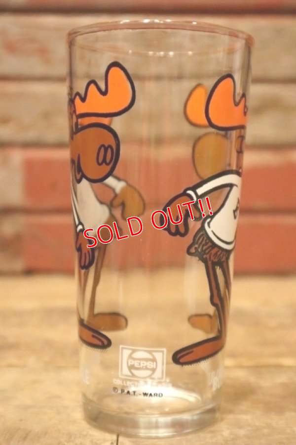 画像8: gs-240605-27 BULLWINKLE / 1970's PEPSI Collectors Series 16 oz. Glass