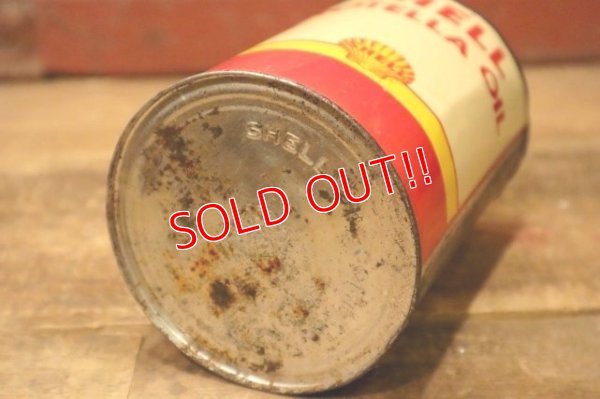 画像8: dp-240611-10 SHELL / ROTELLA OIL 〜1950's One U.S. Quart Can