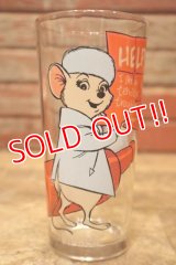 gs-240605-38 The Rescuers / Bianca PEPSI 1977 Collectors Series Glass