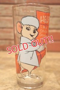 gs-240605-38 The Rescuers / Bianca PEPSI 1977 Collectors Series Glass