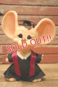 ct-240605-17 HURON PRODUCTS CO. / 1970's Roy Des of Florida Mouse Bank "Grad"
