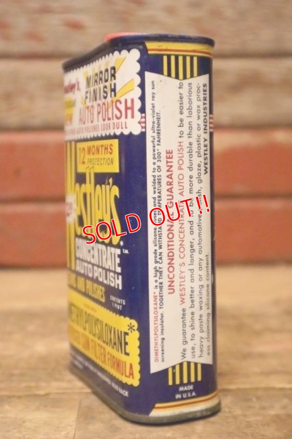 画像3: dp-240207-07 WESTLEY INDUSTRIES, INC. / Westley's AUTO POLISH CAN