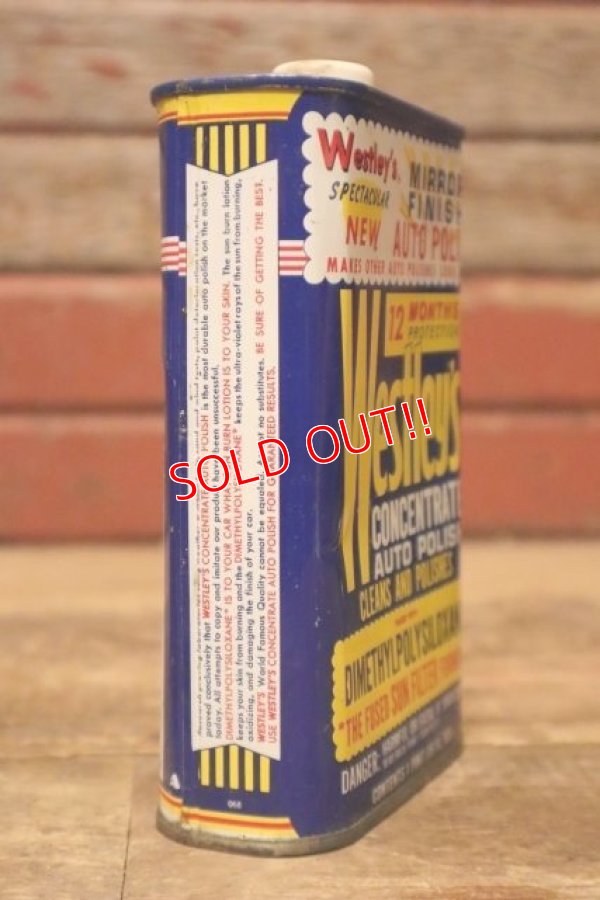 画像4: dp-240207-07 WESTLEY INDUSTRIES, INC. / Westley's AUTO POLISH CAN