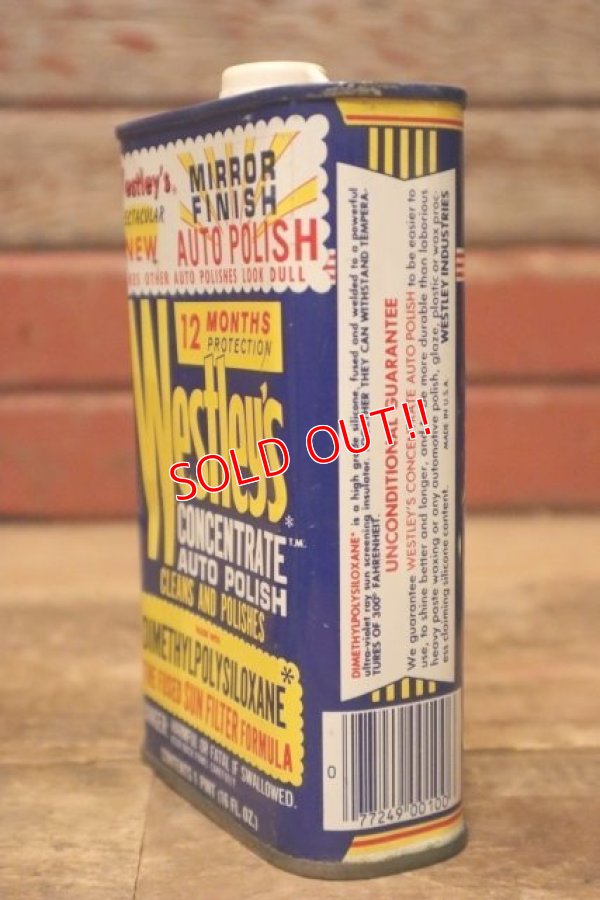 画像3: dp-240207-07 WESTLEY INDUSTRIES, INC. / Westley's AUTO POLISH CAN