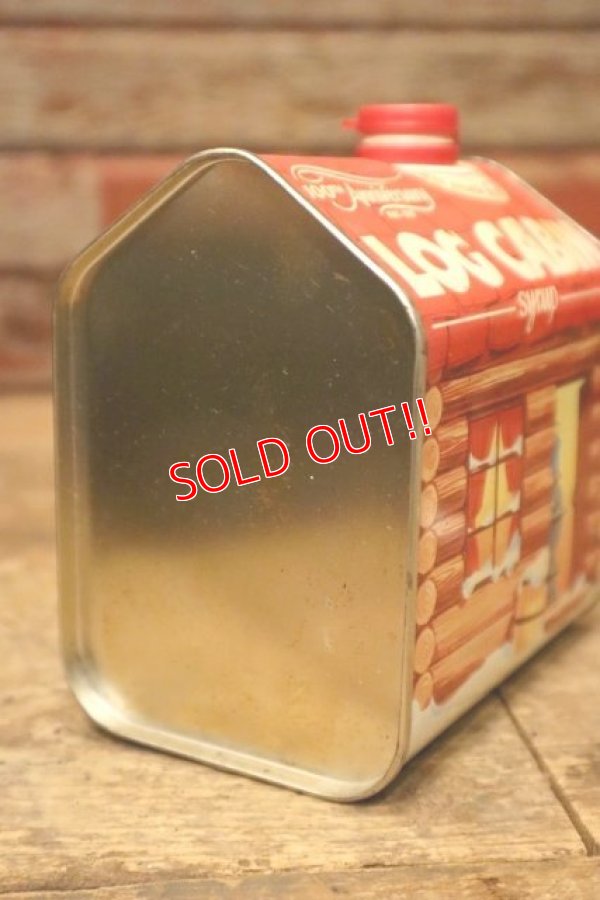画像6: dp-240605-12 LOG CABIN syrup 100th Anniversary Tin Can