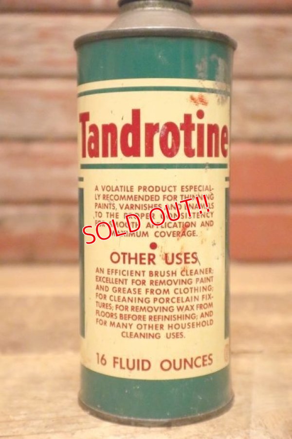 画像3: dp-240508-126 Tandrotine 1950's Thinner Can